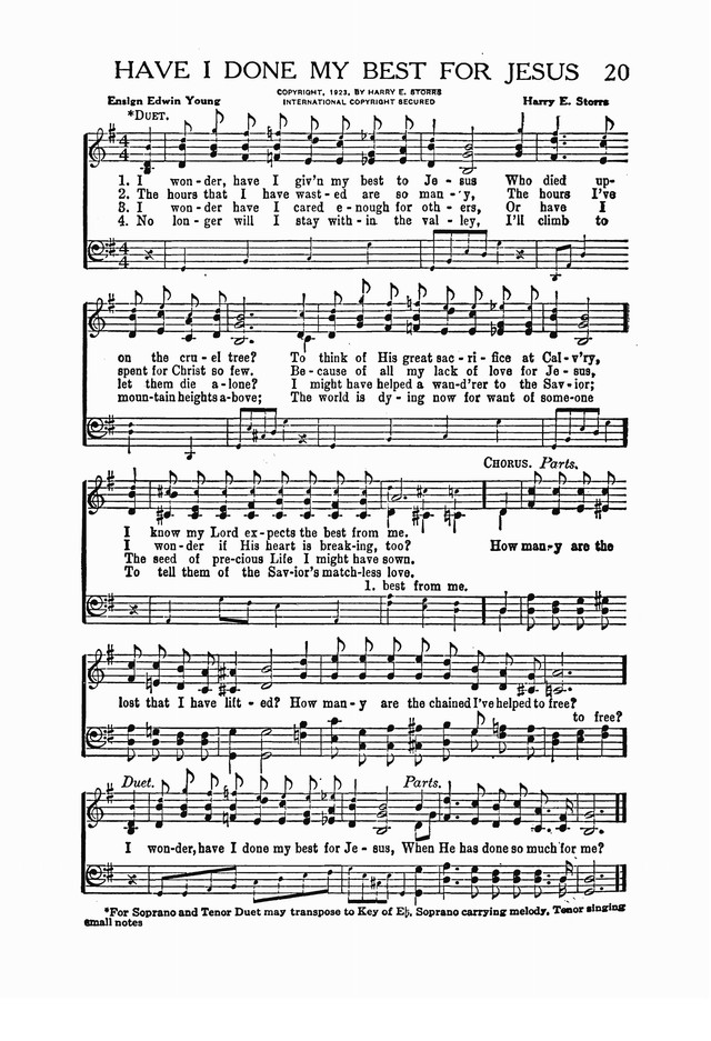 Favorites Number 2: A Collection of Gospel Songs page 20