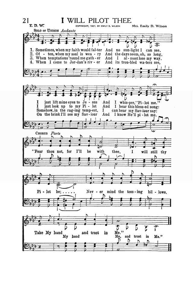 Favorites Number 2: A Collection of Gospel Songs page 21