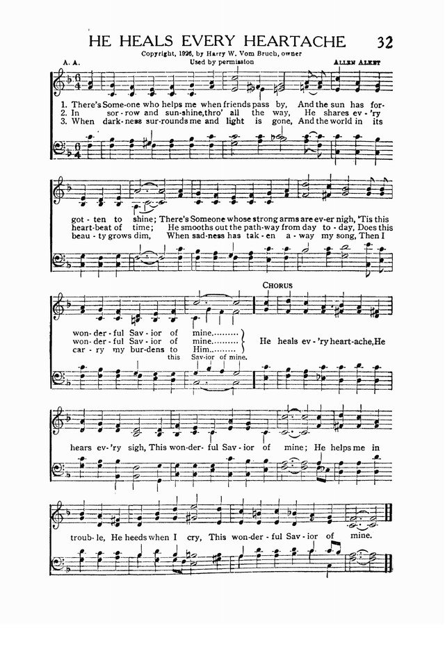 Favorites Number 2: A Collection of Gospel Songs page 32