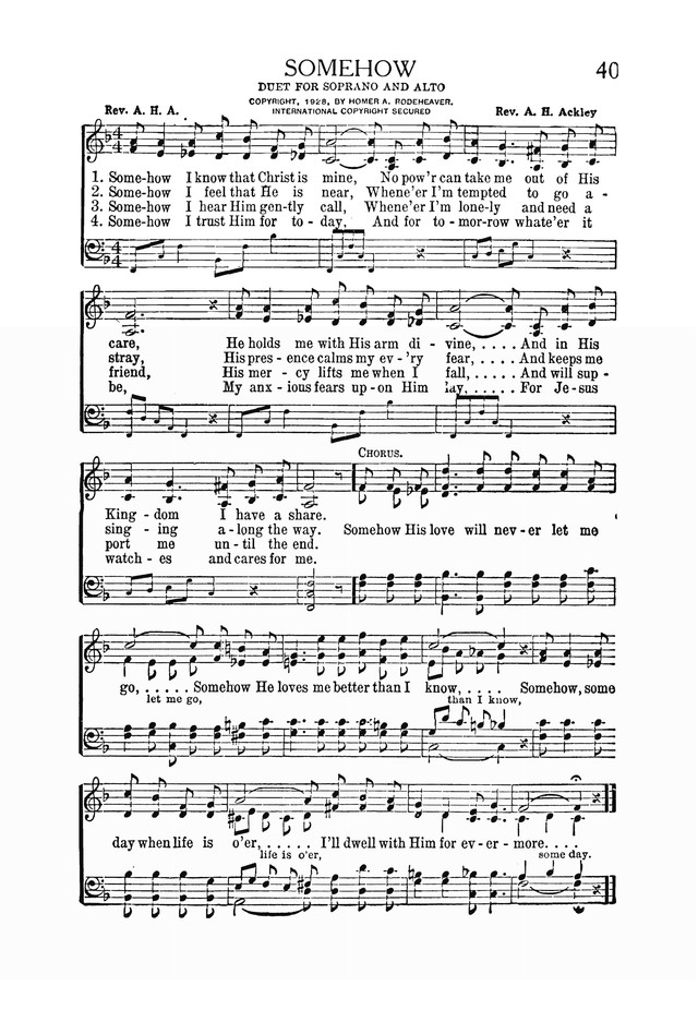 Favorites Number 2: A Collection of Gospel Songs page 40