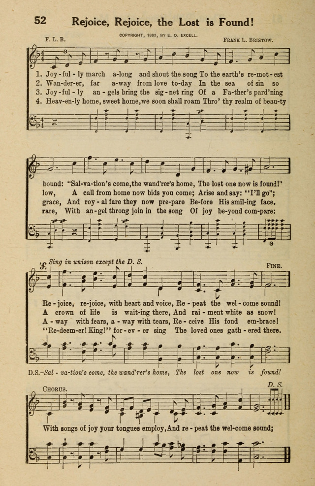 Famous Gospel Hymns page 52
