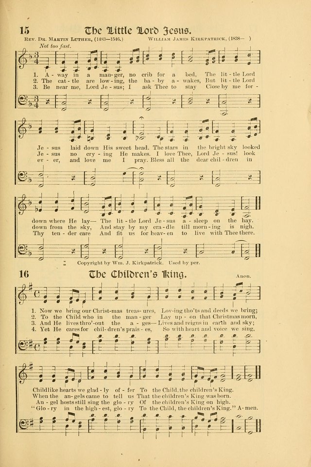 Forms and Hymns for Christmas: for the use of Sunday schools and chruches page 25