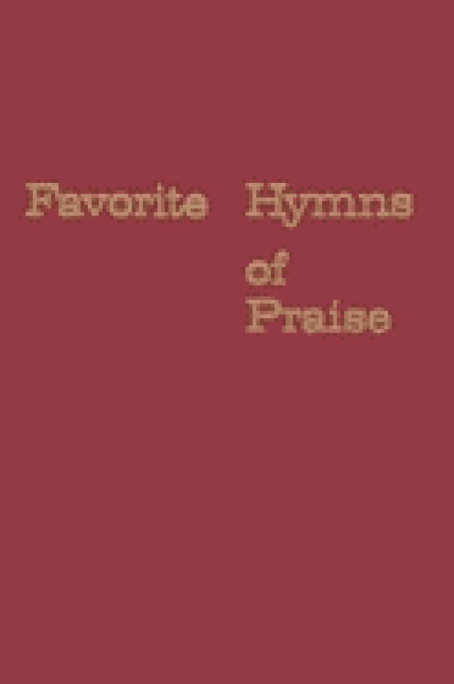 Favorite Hymns of Praise page cover