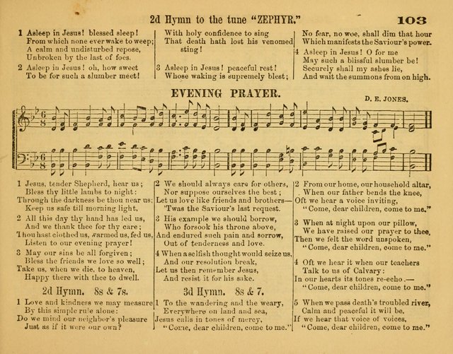 Fresh Laurels for the Sabbath School, A new and extensive collection of music and hymns. Prepared expressly for the Sabbath Schools, Etc. page 108