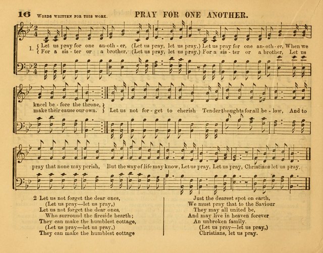 Fresh Laurels for the Sabbath School, A new and extensive collection of music and hymns. Prepared expressly for the Sabbath Schools, Etc. page 21