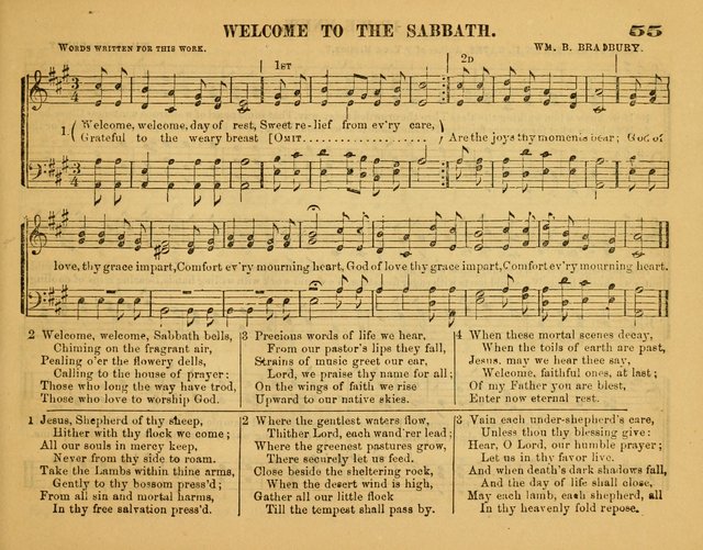 Fresh Laurels for the Sabbath School, A new and extensive collection of music and hymns. Prepared expressly for the Sabbath Schools, Etc. page 60