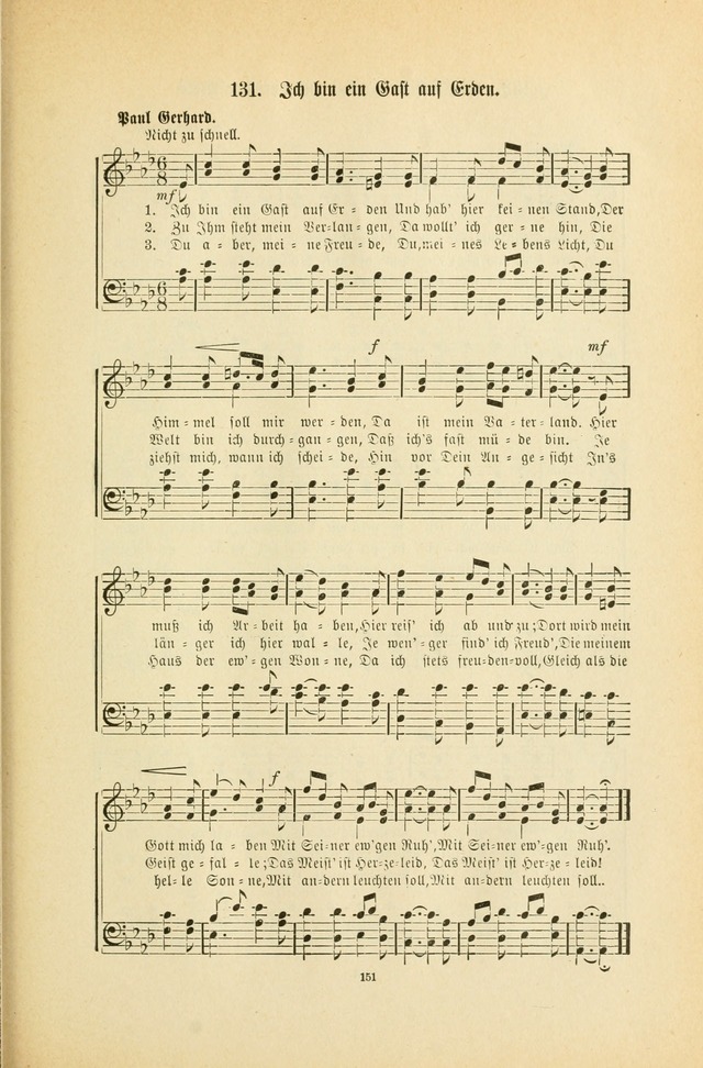 Frohe Lieder und Brüder-Harfe: eine Sammlung von Liedern für Sonntagschulen und Jugendvereine (Spezialle Aufl.) page 151