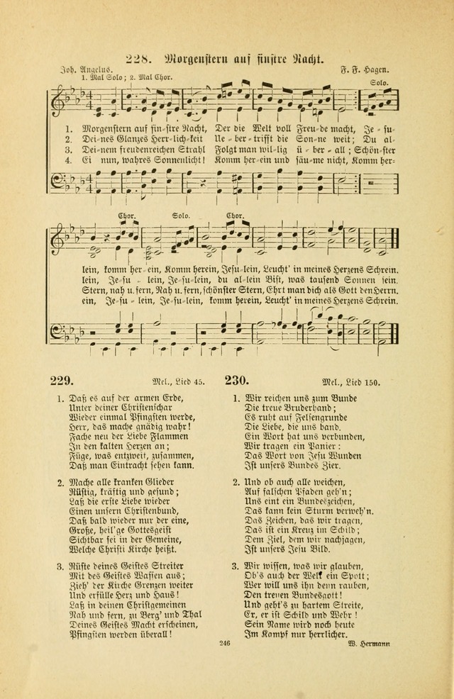 Frohe Lieder und Brüder-Harfe: eine Sammlung von Liedern für Sonntagschulen und Jugendvereine (Spezialle Aufl.) page 246