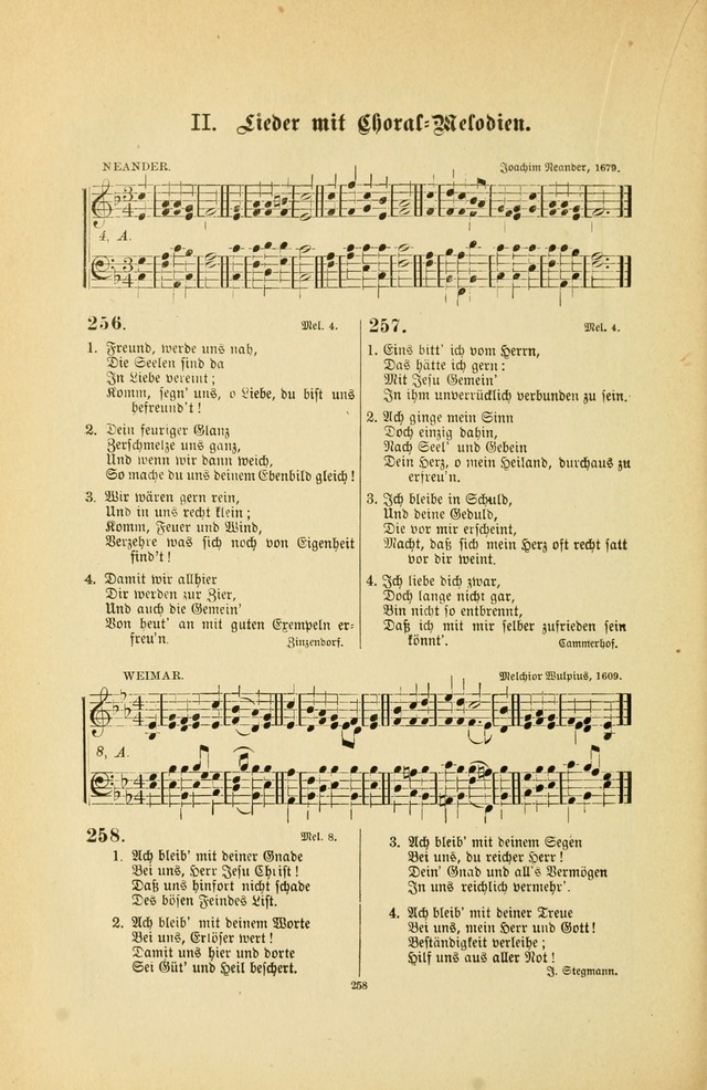 Frohe Lieder und Brüder-Harfe: eine Sammlung von Liedern für Sonntagschulen und Jugendvereine (Spezialle Aufl.) page 258