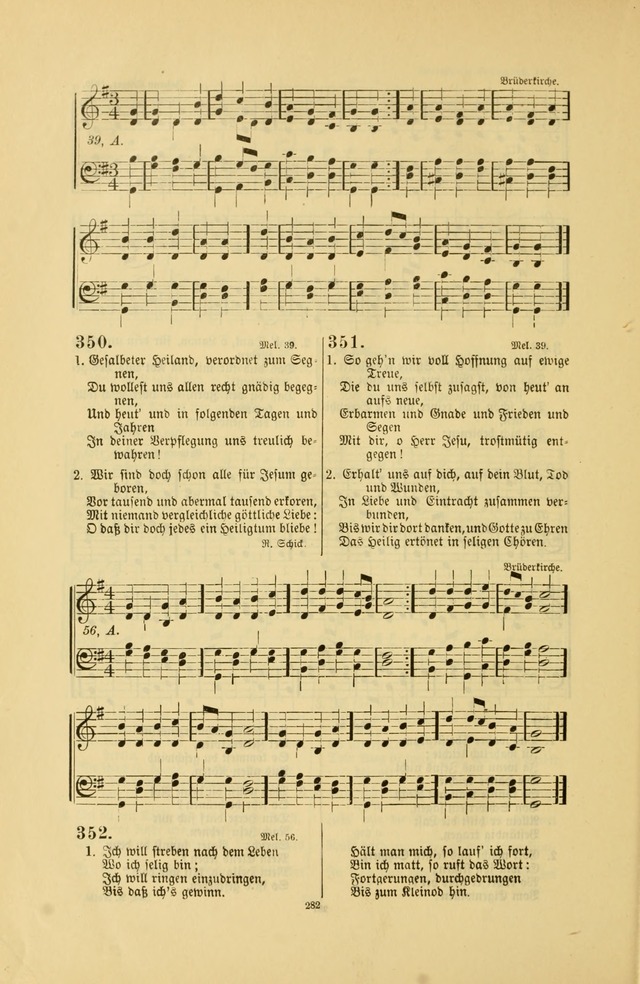 Frohe Lieder und Brüder-Harfe: eine Sammlung von Liedern für Sonntagschulen und Jugendvereine (Spezialle Aufl.) page 282