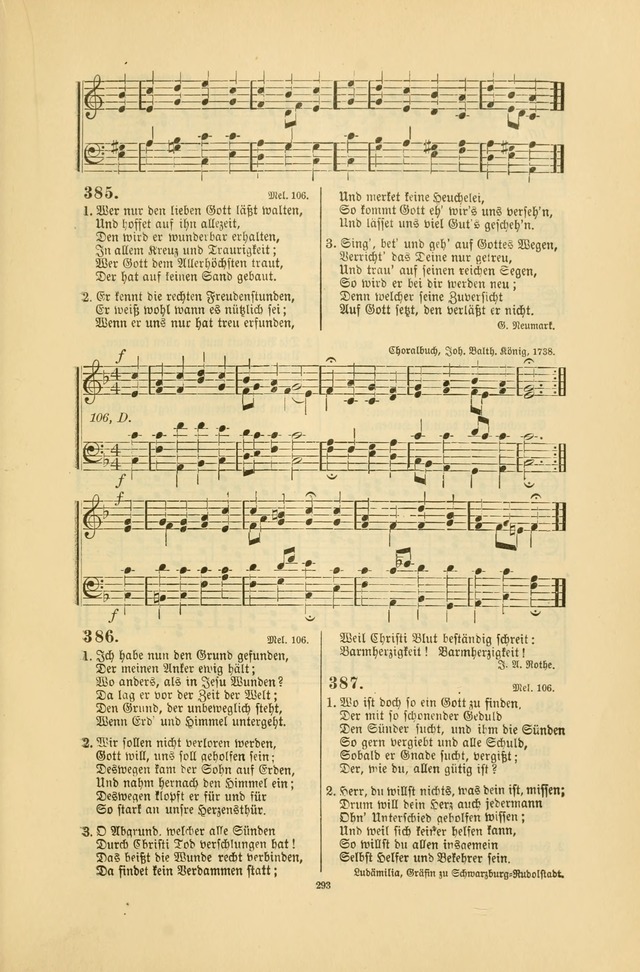 Frohe Lieder und Brüder-Harfe: eine Sammlung von Liedern für Sonntagschulen und Jugendvereine (Spezialle Aufl.) page 293