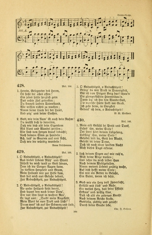 Frohe Lieder und Brüder-Harfe: eine Sammlung von Liedern für Sonntagschulen und Jugendvereine (Spezialle Aufl.) page 308