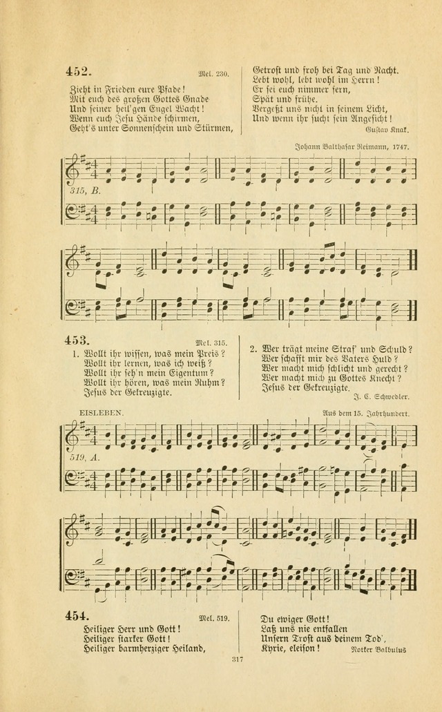 Frohe Lieder und Brüder-Harfe: eine Sammlung von Liedern für Sonntagschulen und Jugendvereine (Spezialle Aufl.) page 317