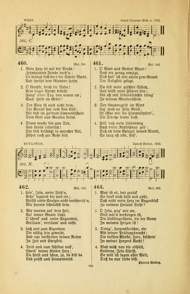 Frohe Lieder und Brüder-Harfe: eine Sammlung von Liedern für Sonntagschulen und Jugendvereine (Spezialle Aufl.) page 320
