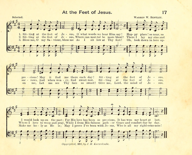 Fair as the Morning. Hymns and Tunes for Praise in the Sunday-School page 15