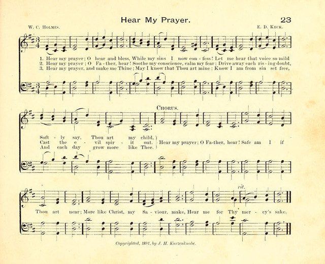 Fair as the Morning. Hymns and Tunes for Praise in the Sunday-School page 21