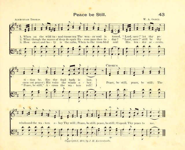 Fair as the Morning. Hymns and Tunes for Praise in the Sunday-School page 41