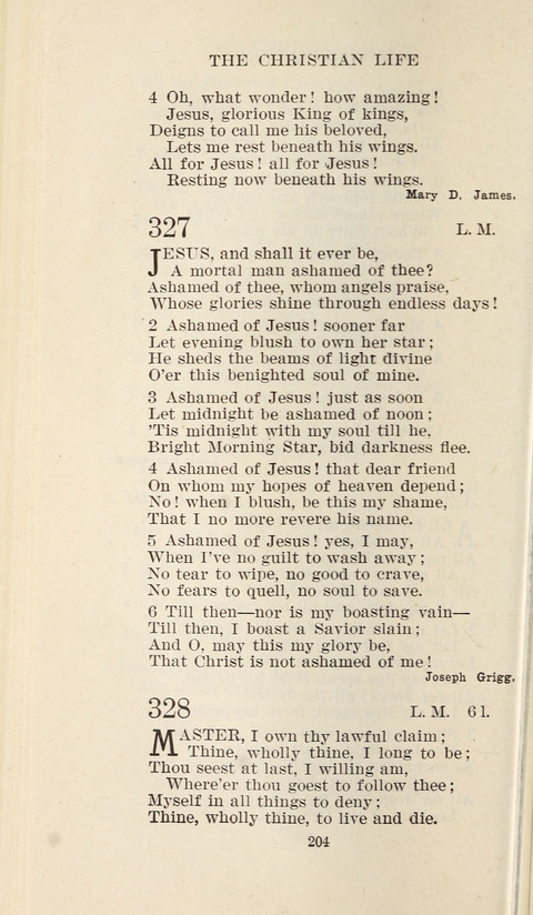 Free Methodist Hymnal page 206