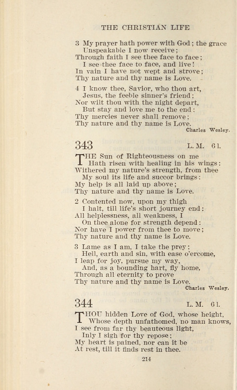 Free Methodist Hymnal page 216