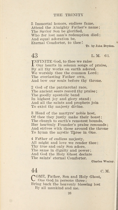 Free Methodist Hymnal page 26