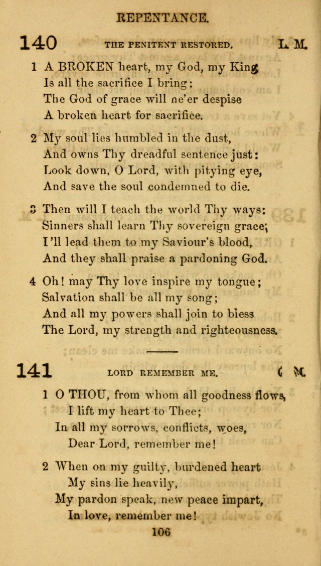 Fulton Street Hymn Book, for the use of union prayer meetings, Sabbath schools and families page 113