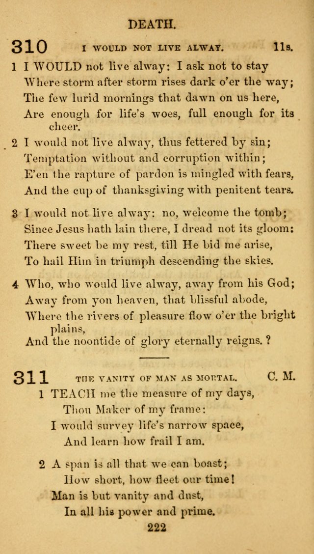 Fulton Street Hymn Book, for the use of union prayer meetings, Sabbath schools and families page 231