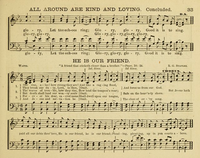 Fount of Blessing: a choice collection of sacred melodies, suitable for sunday schools, bible classes, prayer and praise meetings, gospel temperance meetings, and the home circles page 29