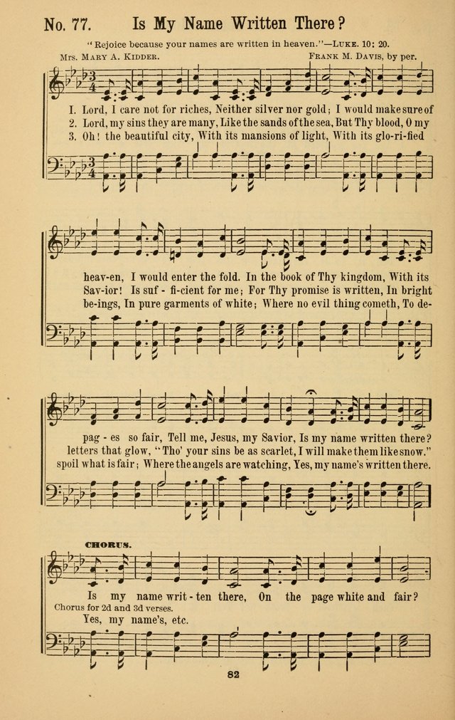 The Great Awakening: a choice collection of new and standard gospel songs page 84
