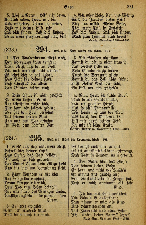 Gesangbuch der Bischöflichen Methodisten-Kirche: in Deutschalnd und der Schweiz page 219