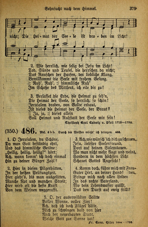 Gesangbuch der Bischöflichen Methodisten-Kirche: in Deutschalnd und der Schweiz page 379