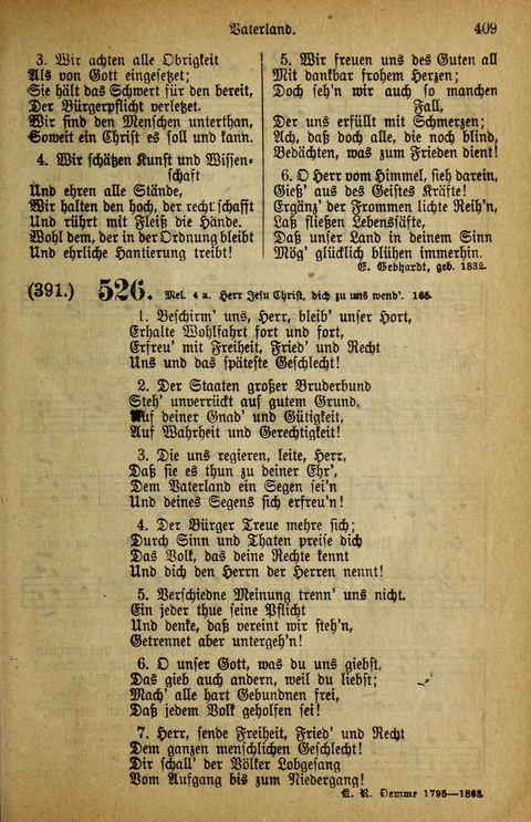 Gesangbuch der Bischöflichen Methodisten-Kirche: in Deutschalnd und der Schweiz page 409