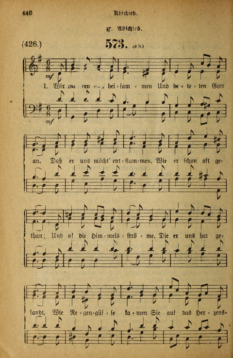 Gesangbuch der Bischöflichen Methodisten-Kirche: in Deutschalnd und der Schweiz page 440