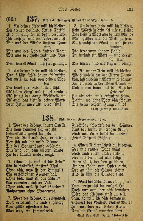 Gesangbuch der Bischöflichen Methodisten-Kirche: in Deutschalnd und der Schweiz page 99