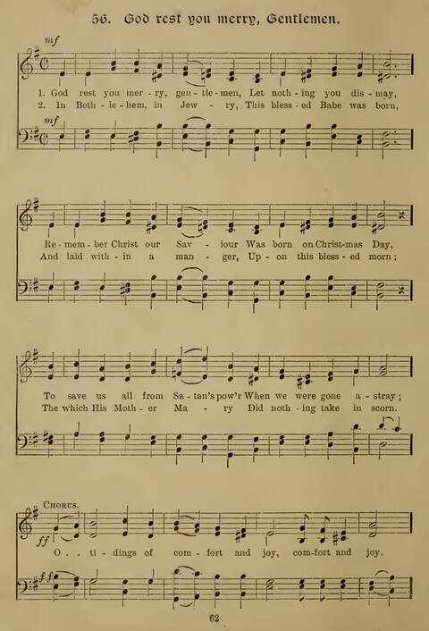 Gems of Christmas Song: a collection of old Christmas carols and hymns for use year after year in the home and at Christmas festivals page 40