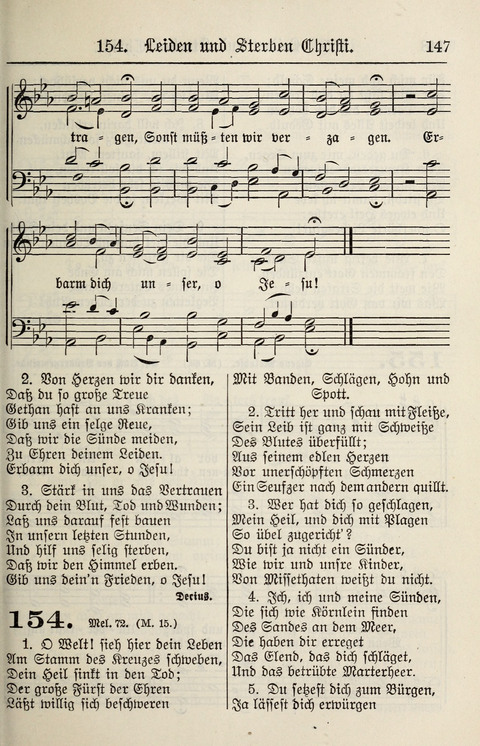 Gesangbuch für deutsche Gemeinden: enthaltend Psalmen und geistliche Lieder für öffentlichen und häuslichen Gottesdienst page 147