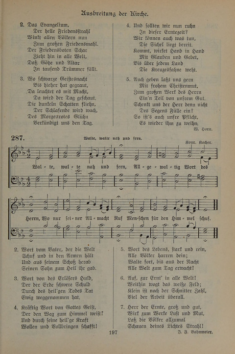 Gesangbuch der Evangelischen Gemeinschaft: für öffentlichen und häuslichen Gottesdient page 197