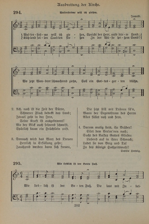 Gesangbuch der Evangelischen Gemeinschaft: für öffentlichen und häuslichen Gottesdient page 202