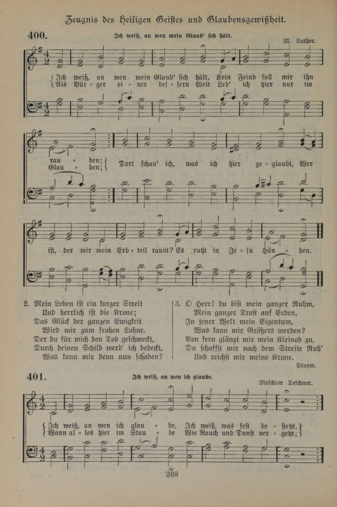 Gesangbuch der Evangelischen Gemeinschaft: für öffentlichen und häuslichen Gottesdient page 268
