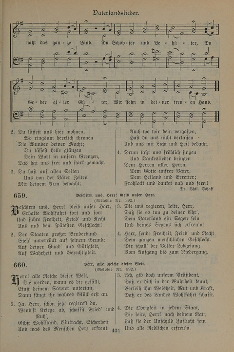 Gesangbuch der Evangelischen Gemeinschaft: für öffentlichen und häuslichen Gottesdient page 431
