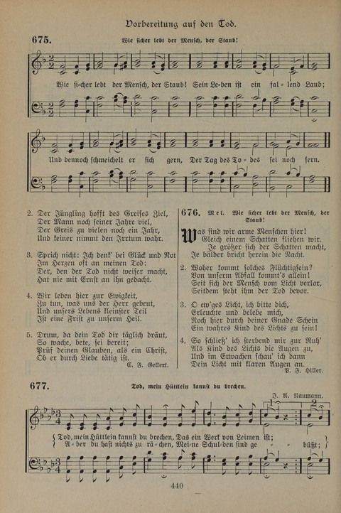 Gesangbuch der Evangelischen Gemeinschaft: für öffentlichen und häuslichen Gottesdient page 440