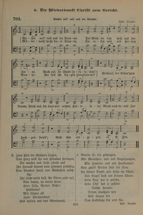 Gesangbuch der Evangelischen Gemeinschaft: für öffentlichen und häuslichen Gottesdient page 455