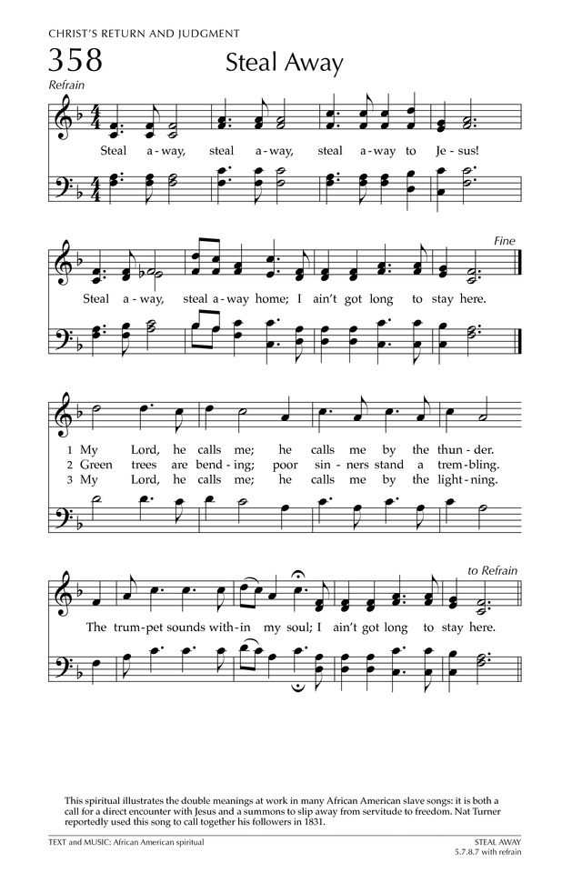 Glory to God: the Presbyterian Hymnal page 479