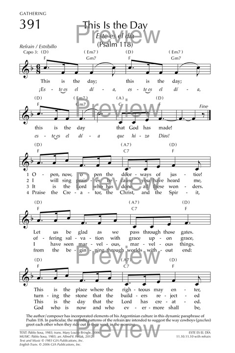 Glory to God: the Presbyterian Hymnal page 517