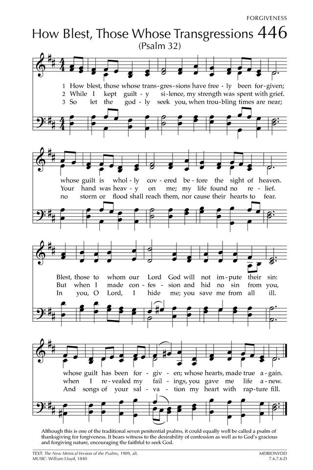 Glory to God: the Presbyterian Hymnal page 583
