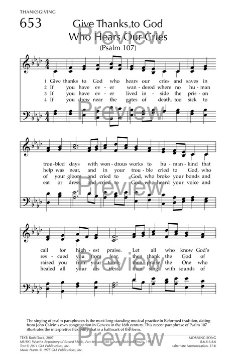 Glory to God: the Presbyterian Hymnal page 818