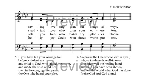 Glory to God: the Presbyterian Hymnal page 819