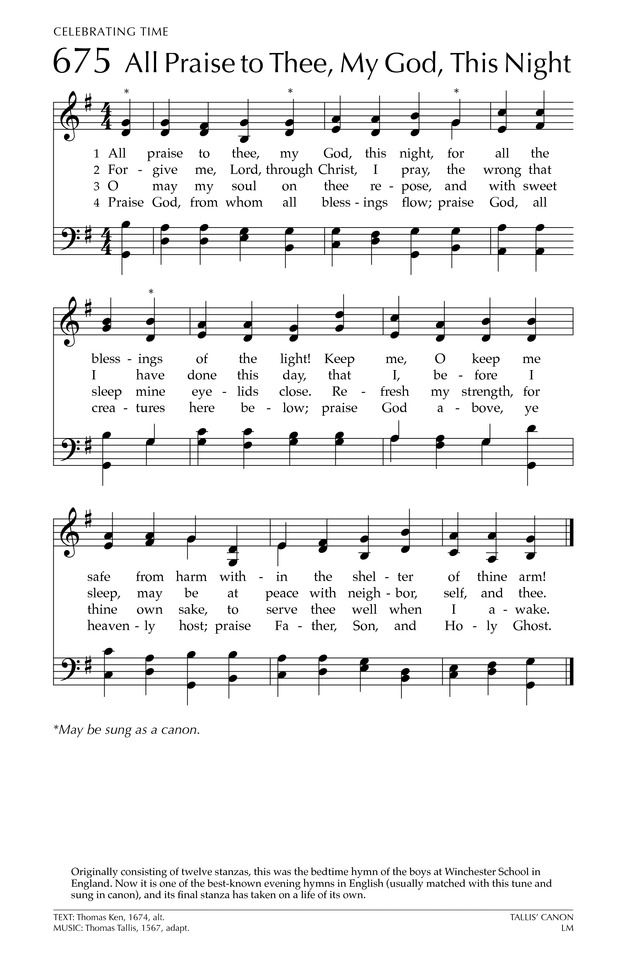 Glory to God: the Presbyterian Hymnal page 843