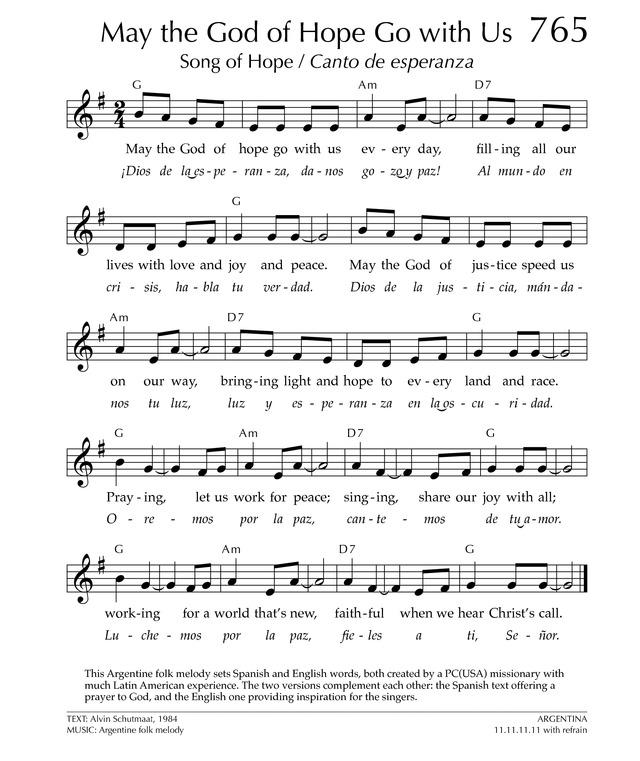 Glory to God: the Presbyterian Hymnal page 947