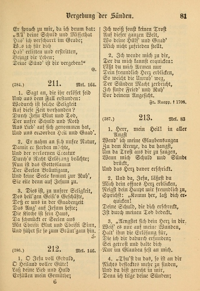 Gesangbuch der Evangelischen Brüdergemeinen in Nord Amerika (Neue vermehrte Aufl.) page 205