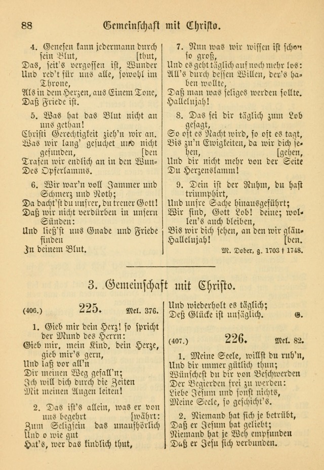 Gesangbuch der Evangelischen Brüdergemeinen in Nord Amerika (Neue vermehrte Aufl.) page 212